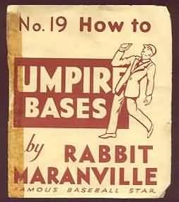19 How to Umpire Bases